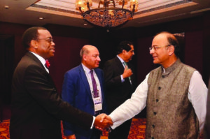 Adesina with Indian Finance Minister